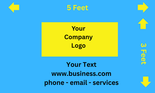 5' by 3'  Tennis Sponsor Banner